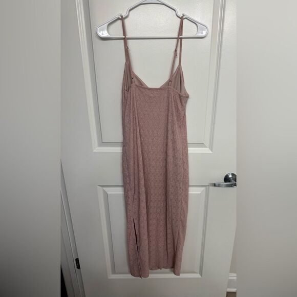Kirious Los Angeles Textured Blush Pink Slip Dress Size M | Send Me An Offer - Picture 6 of 6